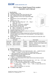 Gianni Industries DG-15 Series User's Manual