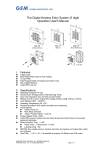 Gianni Industries DG-11 (Mount) User's Manual