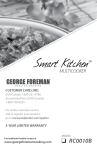 George Foreman RC0010B Use & Care Manual