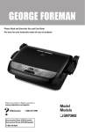 George Foreman GRP3842 Use & Care Manual