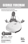 George Foreman GR30 Use & Care Manual