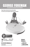 George Foreman GR1212PQ Use & Care Manual