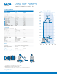 Genie Runabout with Jib Product Specifications