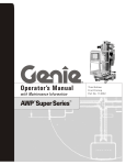 Genie AWP 114002 User's Manual