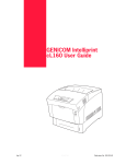 Genicom cL160 User's Manual
