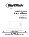 Generac Power Systems 04389-1 User's Manual