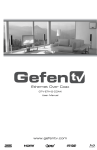 Gefen GTV-ETH-2COAX User's Manual