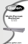 Gefen EXT-TV-MFS User's Manual