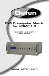 Gefen EXT-HDMI1.3-848CPN User's Manual