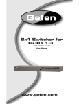 Gefen EXT-HDMI1.3-841 User's Manual