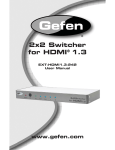Gefen EXT-HDMI1.3-242 User's Manual