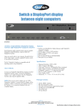 Gefen EXT-DP-841 User's Manual