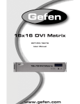 Gefen EXT-DVI-16416 User's Manual