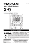 GE X-9 User's Manual