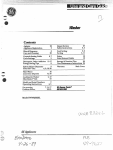 GE WWA8326L User's Manual