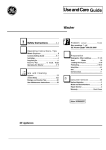 GE WWA6600R User's Manual