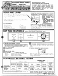 GE WWA5509V User's Manual