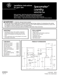 GE WSM2780 Gas User's Manual