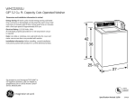 GE WMCD2050JWC User's Manual