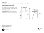 GE WJRR4170G User's Manual
