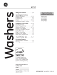 GE WCVH6800 User's Manual