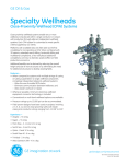 GE Surface Specialty Wellheads Brochure