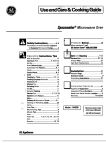 GE Spacemaker JVM239 User's Manual