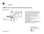 GE SPACEMAKER JVM1651WB User's Manual