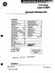 GE Spacemaker JVM132G User's Manual