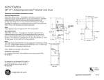 GE SPACEMAKER DSKS333EC User's Manual