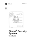 GE Simon Security System User's Manual