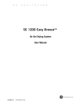 GE SE1200 User's Manual