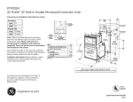 GE PT970SM User's Manual