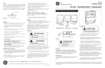 GE PF-154 Installation Guide