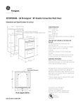 GE MONOGRAM ZET857BBBB User's Manual