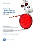 GE Level Crossing Specification Sheet