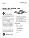 GE LED Roadway Scalable Project Grade Cobrahead Installation Guide