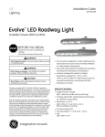 GE LED Roadway Scalable Project Grade Cobrahead Installation Guide