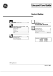 GE JP345R User's Manual