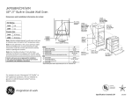 GE JKP55BM User's Manual