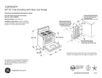 GE JGBP86DEM User's Manual