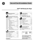 GE JGBP38 User's Manual