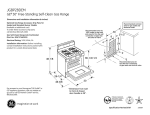 GE JGBP28DEM User's Manual