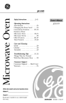 GE JES1039 User's Manual
