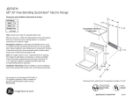 GE JBP74TM User's Manual