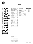 GE JBP35SMSS User's Manual