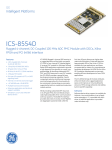 GE ICS-8554D Data Sheet