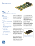 GE GRA112 Data Sheet