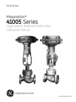 GE Globe Control Valves Technical Specifications