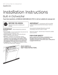 GE GLD6500LWW/CC/BB User's Manual